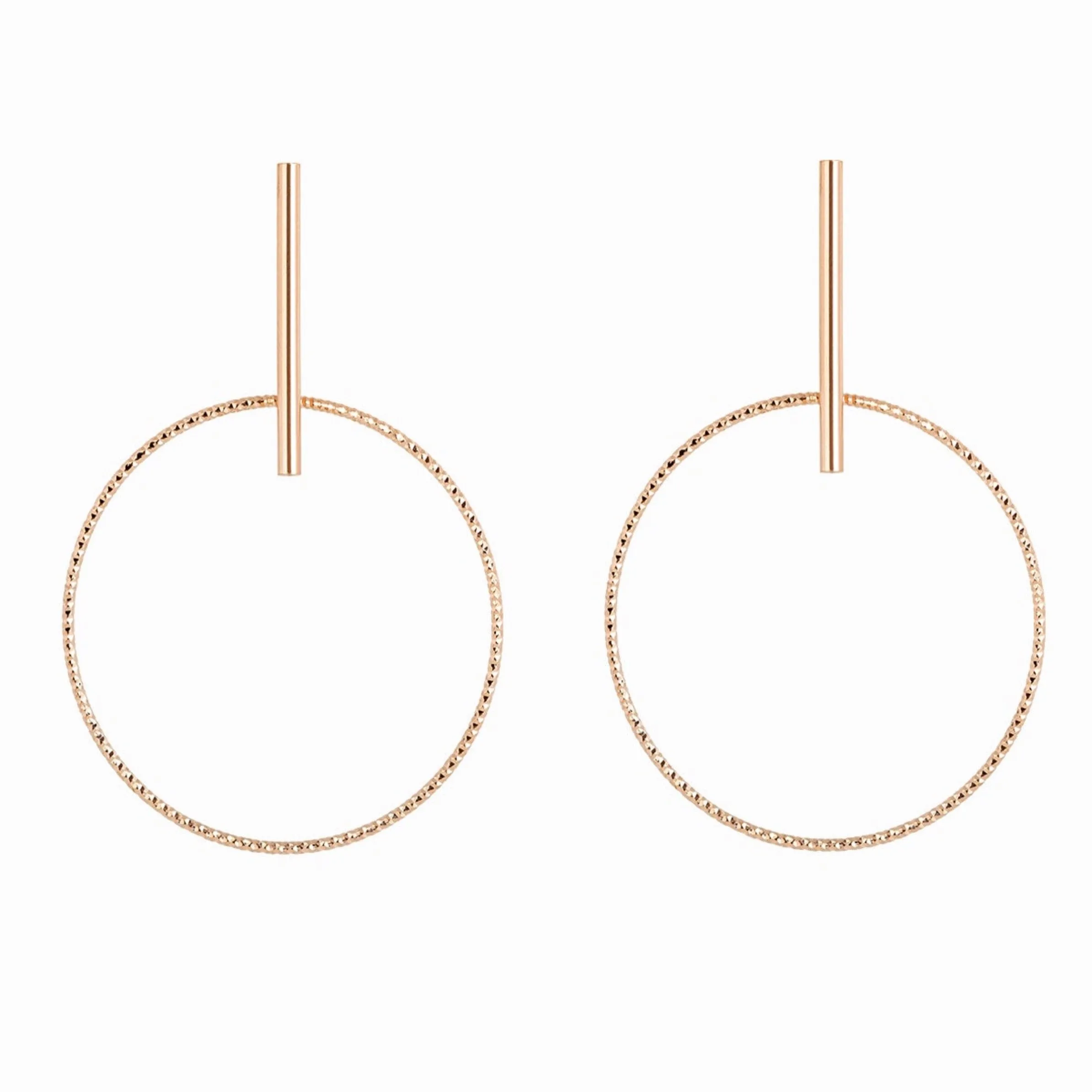 Rosegold Statement Earrings