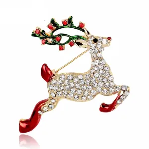 Rudolph Deer Brooches Pin