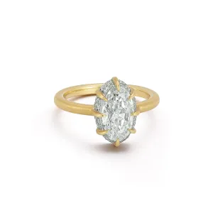 Scarlett Oval Solitaire Ring (1.83tcw)