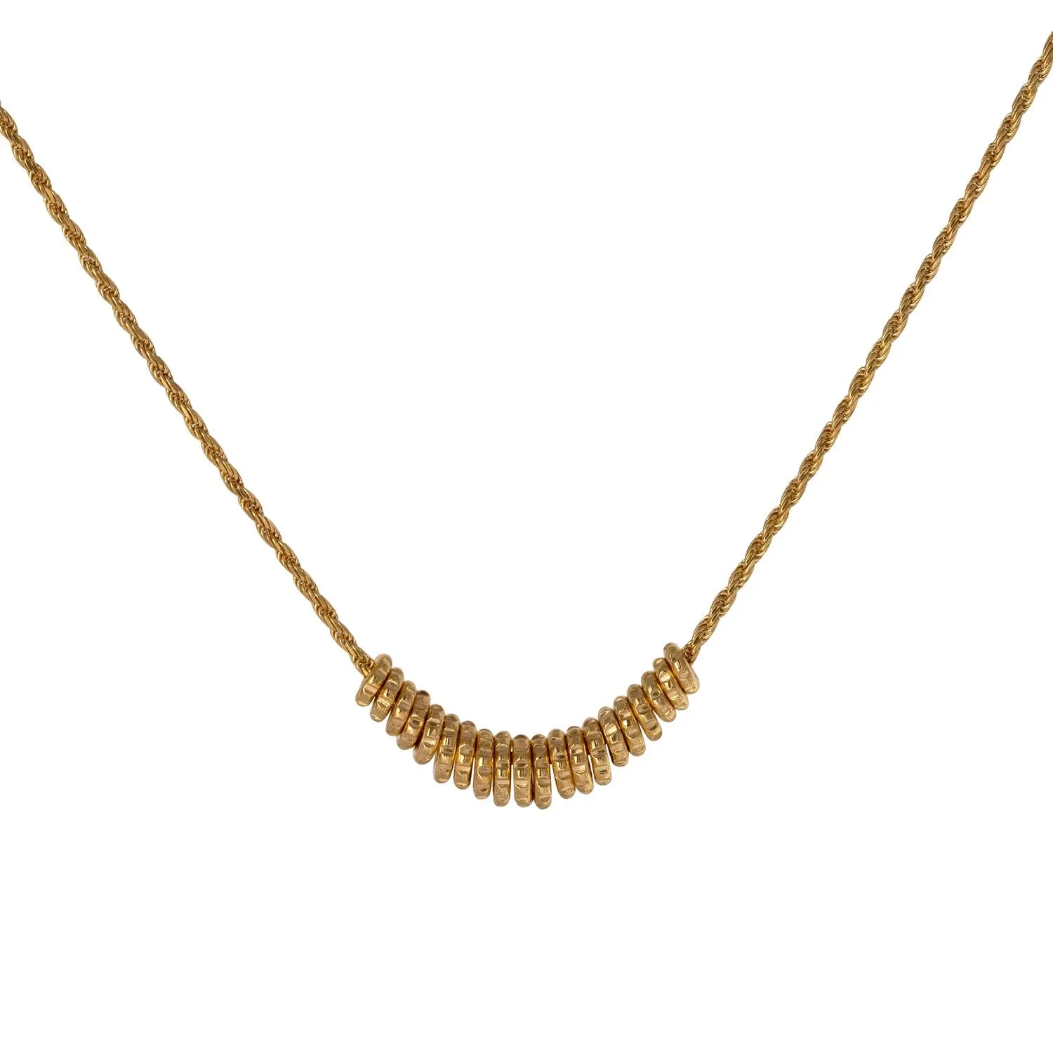 Serpentine Multi Link Necklace - Gold