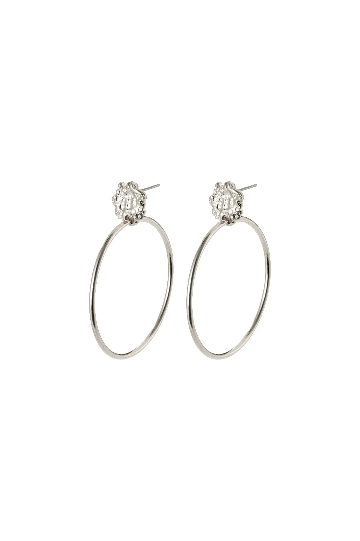 Silver Plated Hoop Earrings