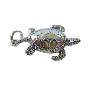 Silver Turtle Pendant