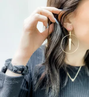 Spiked & Sassy Hoop Earrings