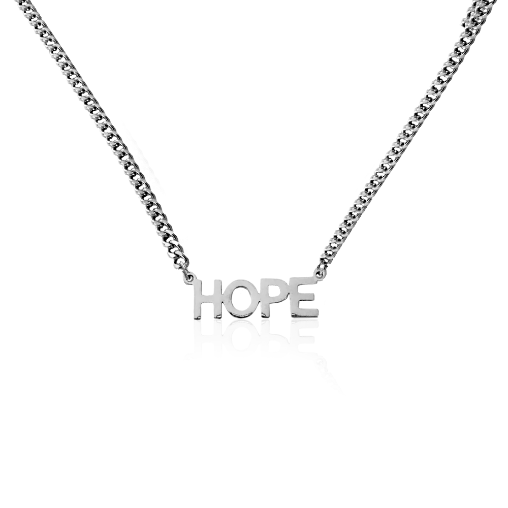 Statement Chain Halsband - HOPE