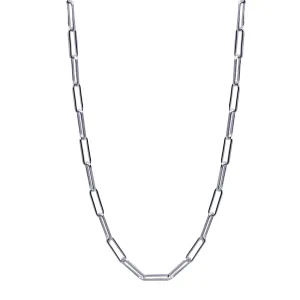 Sterling Silver 70cm Paperclip Link Chain