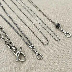 Sterling Silver Chains Charm Holder $25 - $185