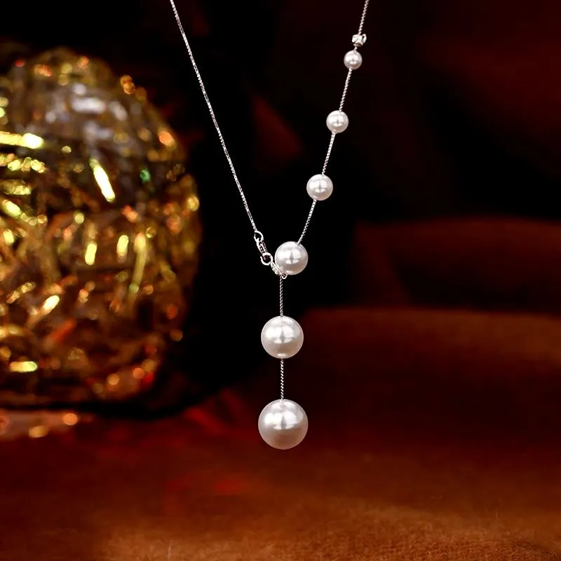 Sterling Silver Pearl Necklaces