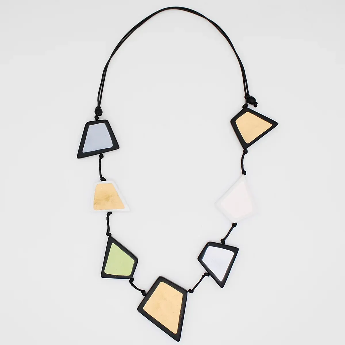 Stori Statement Necklace, Black Multi