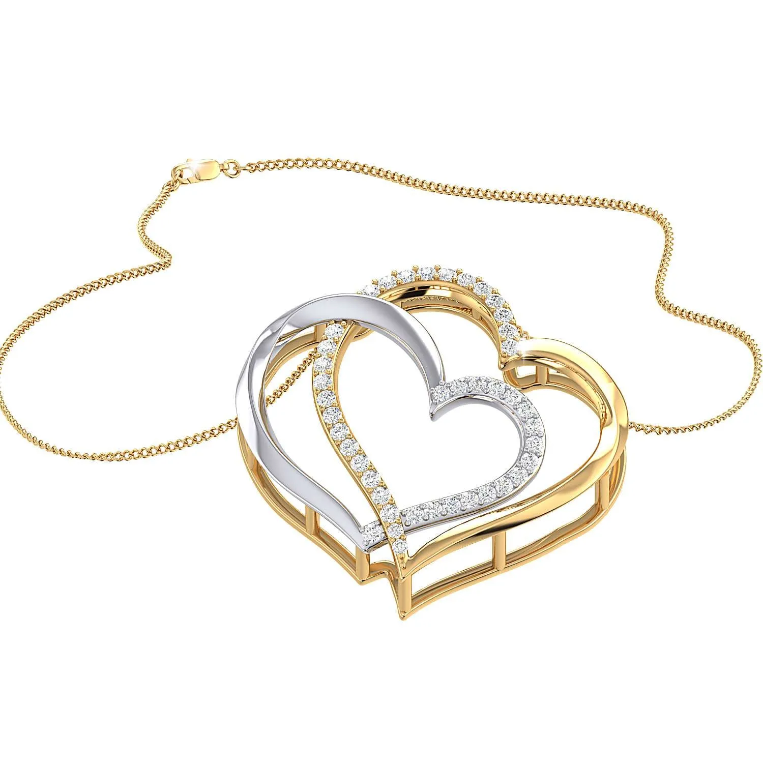 THE ENTANGLED HEARTS PENDANT