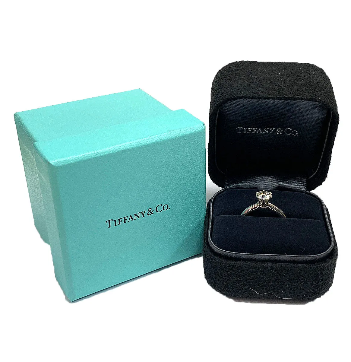 Tiffany & Co. Platinum 0.80ct Solitaire Diamond Engagement Ring