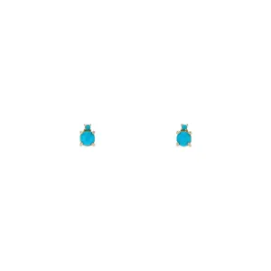 Turquoise Bubble Stud Earrings