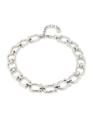 UNOde50 Silver Plated Necklace with Medium Links