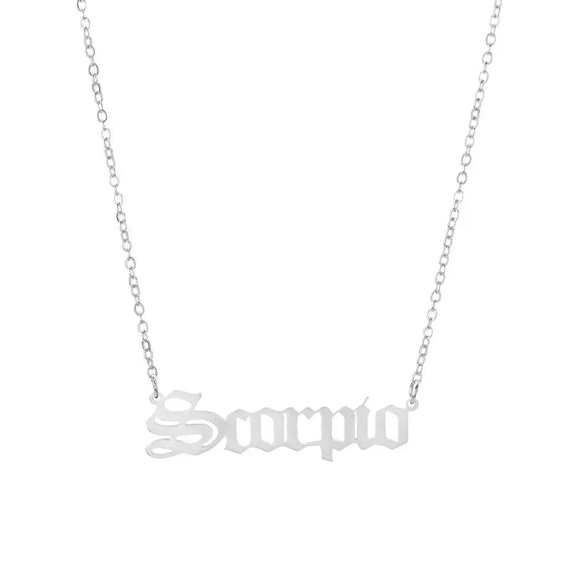 Zodiac What's Your Sign Necklace