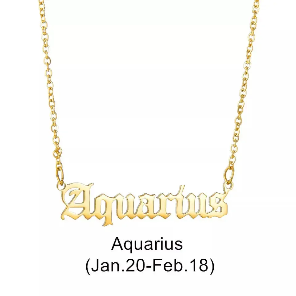 Zodiac What's Your Sign Necklace