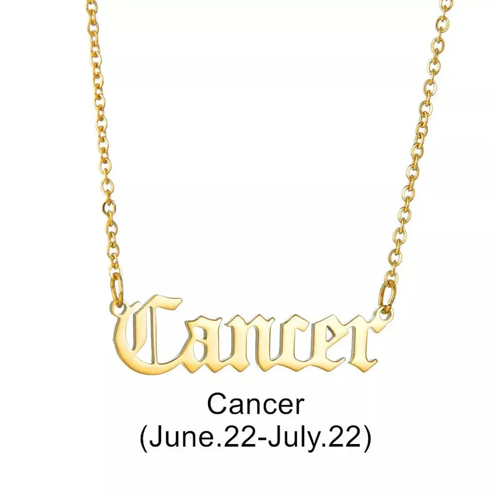 Zodiac What's Your Sign Necklace