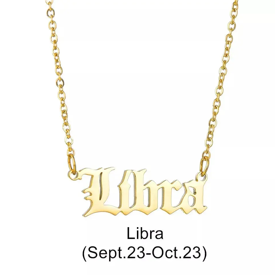 Zodiac What's Your Sign Necklace