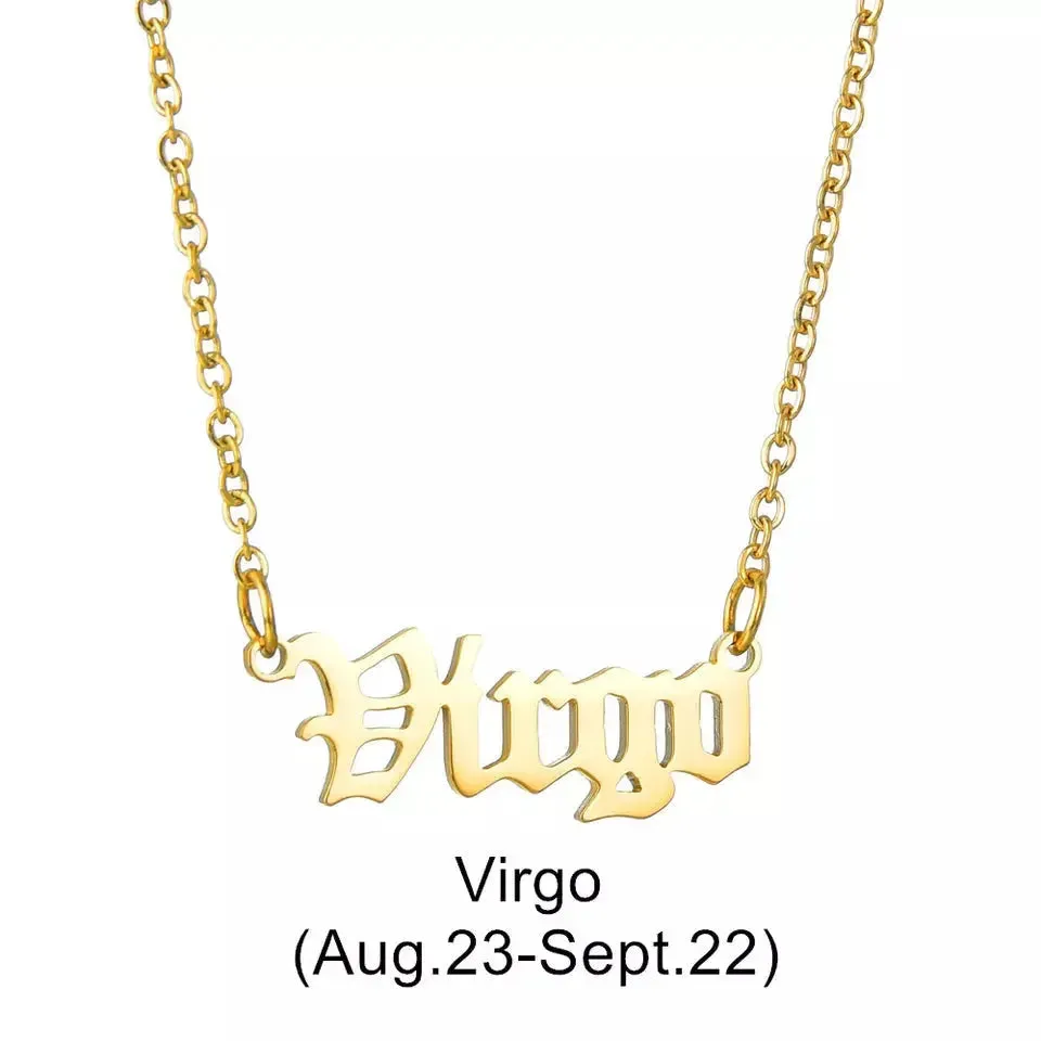 Zodiac What's Your Sign Necklace