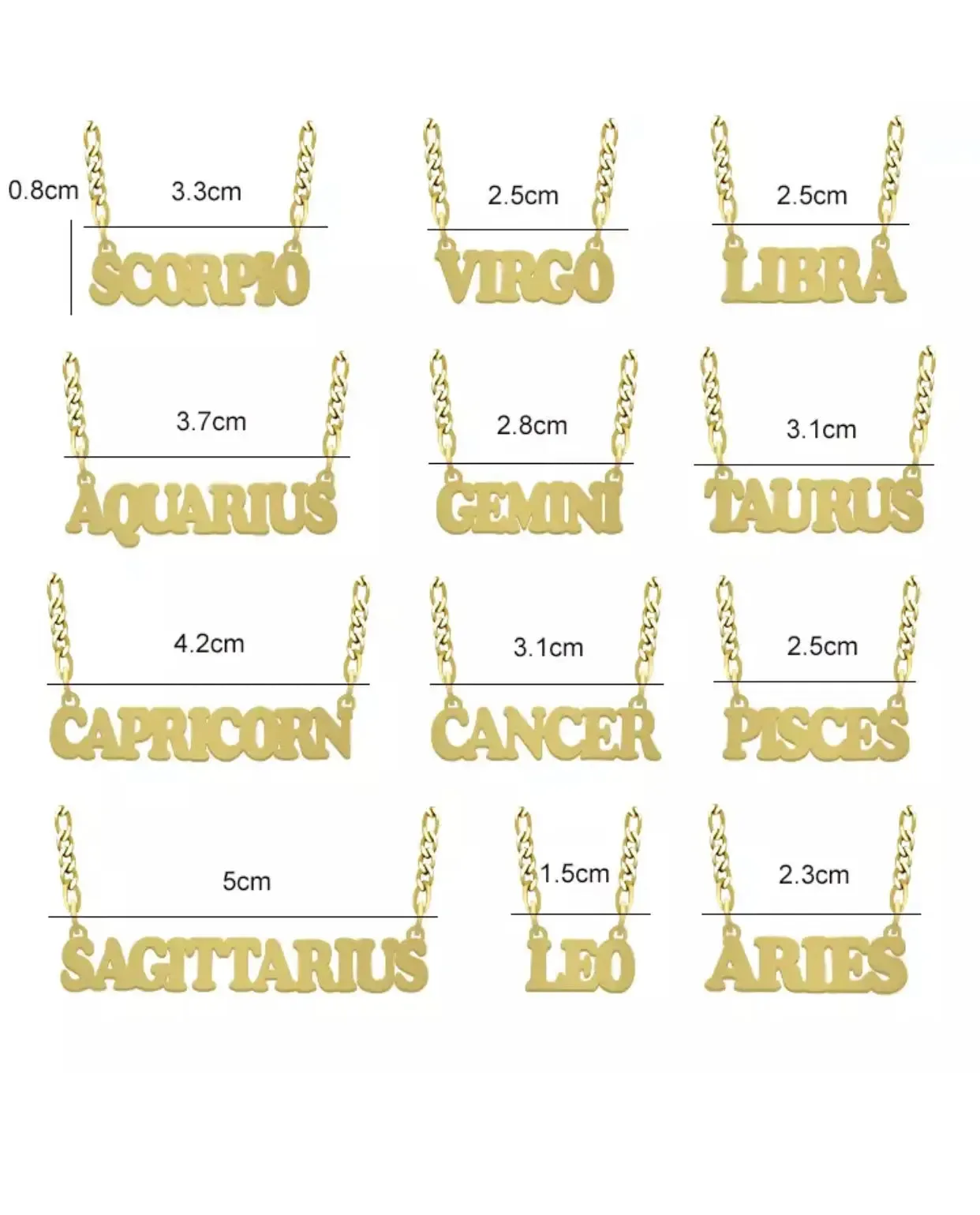 Zodiac What's Your Sign Necklace