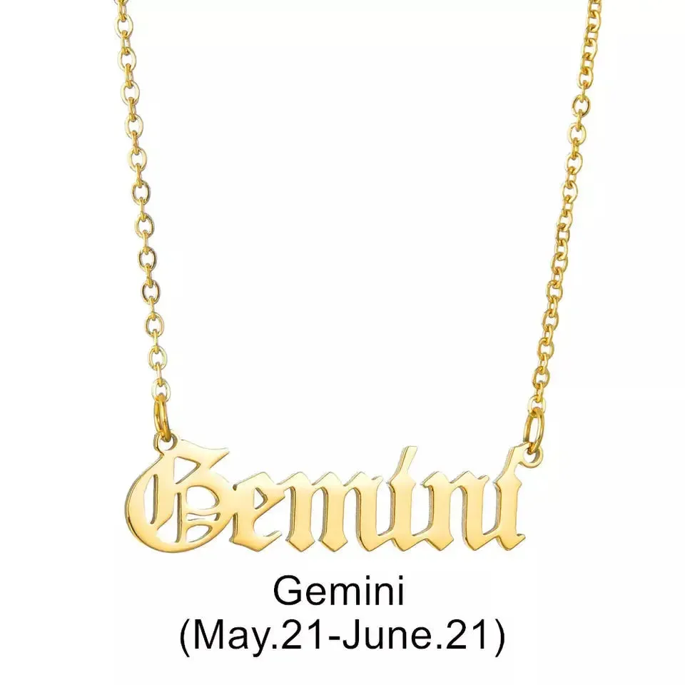 Zodiac What's Your Sign Necklace